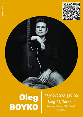 SOLO CONCERT AT BURG 21 IN TORHOUT